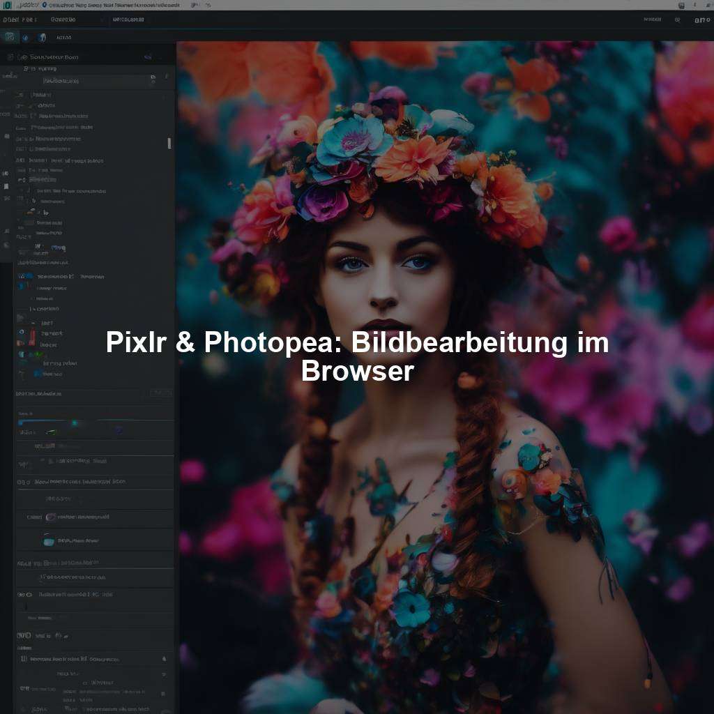 Pixlr & Photopea: Bildbearbeitung im Browser